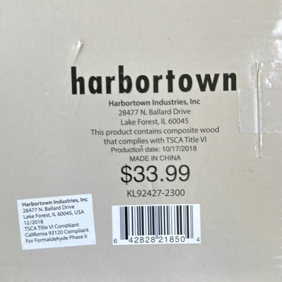 NWT Harbortown white floating block ledge 22” - Picture 4 of 5